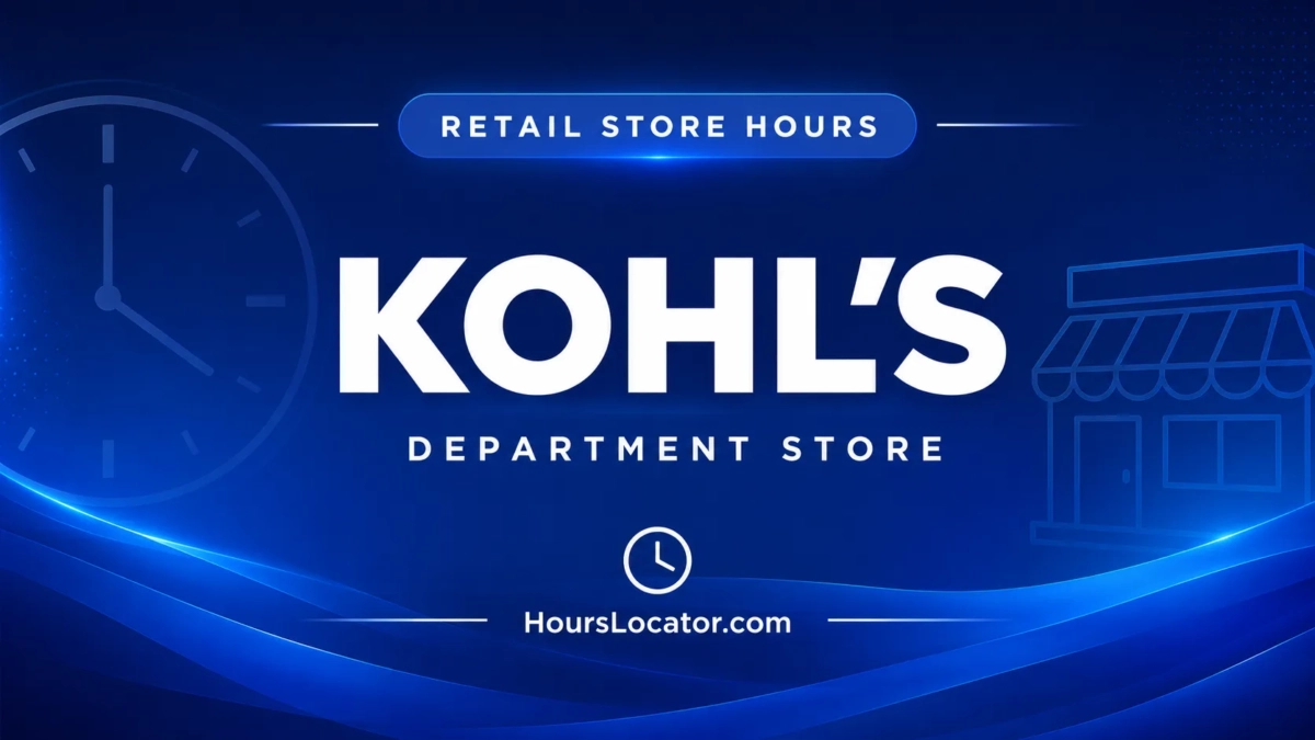 Kohl’s Hours: Is It Open Today? Weekend and Holiday Hours