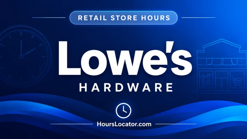 Lowe’s Hours Is It Open Today