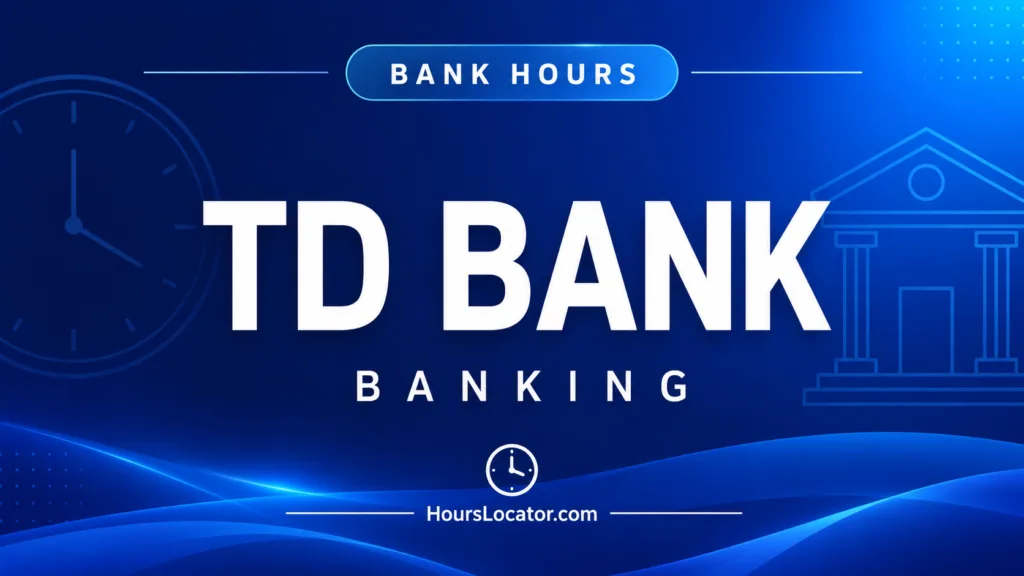 TD Bank hours help you find out if your local branch is open today or during weekends and holidays for convenient banking.