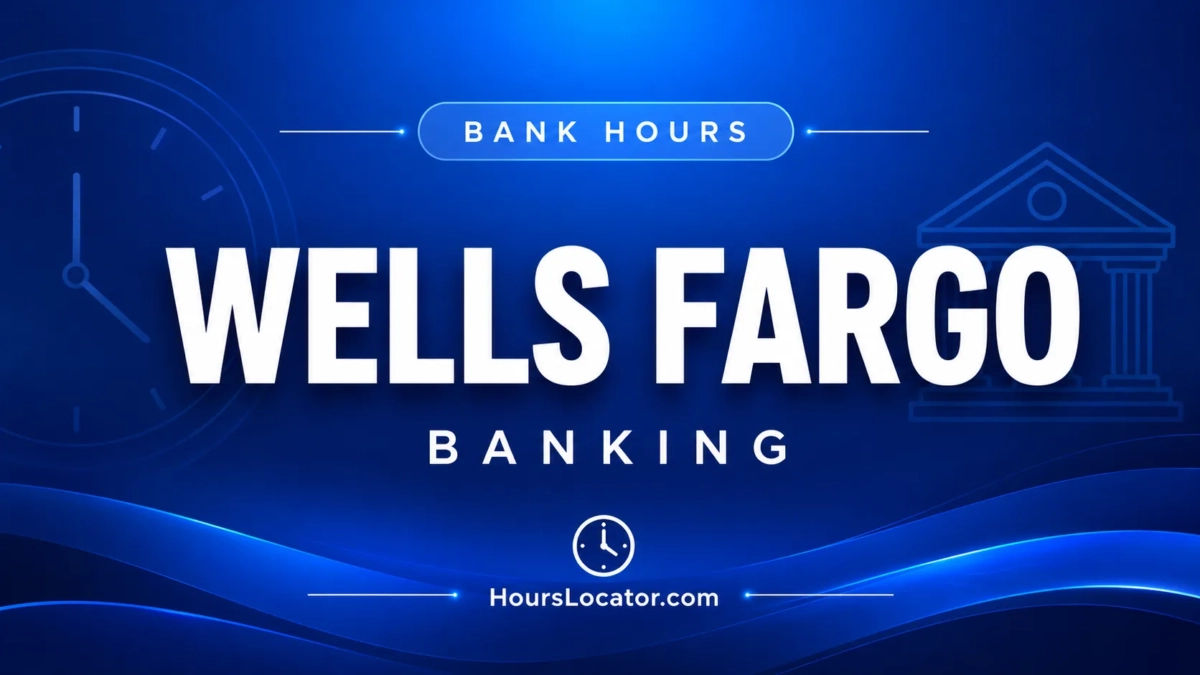 Wells Fargo Hours: Is It Open Today? Weekend and Holiday Hours