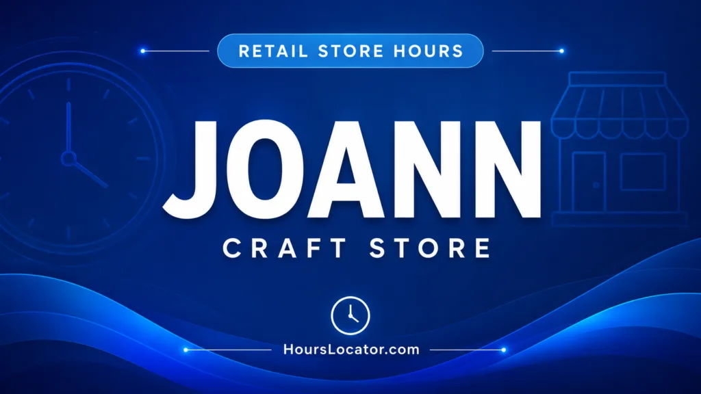 Joann hours: Find out if it is open today including weekend and holiday hours for the craft store.