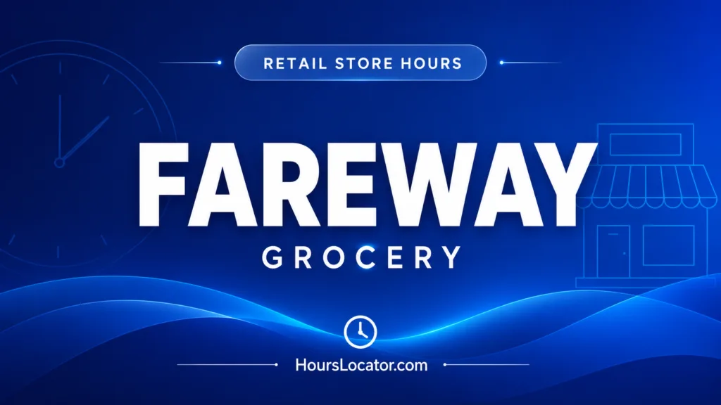 Fareway hours show Sunday closures and store schedules for locals looking for grocery hours.
