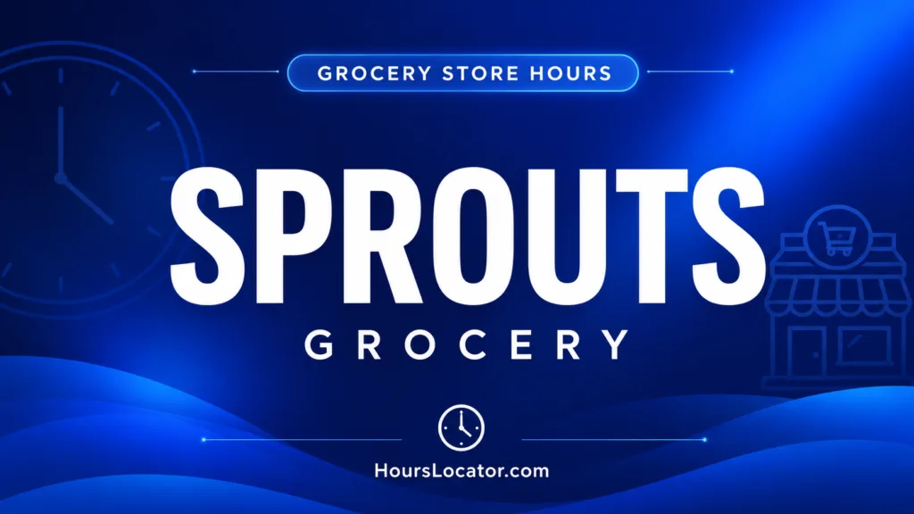 Sprouts hours: Find out if it is open today, including weekend and holiday hours for Sprouts grocery store.